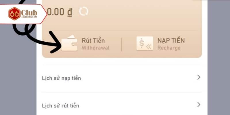 Hội viên nạp tiền 66CLUB qua thẻ hoặc QR