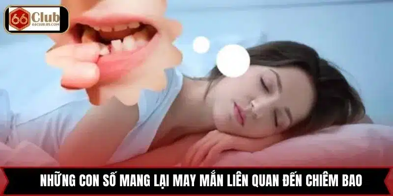 Những con số mang lại may mắn liên quan đến chiêm bao