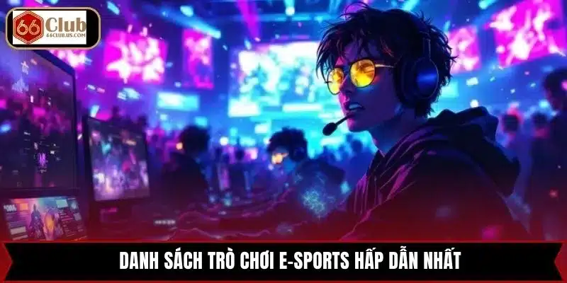 Danh sách trò chơi e-sports hấp dẫn nhất